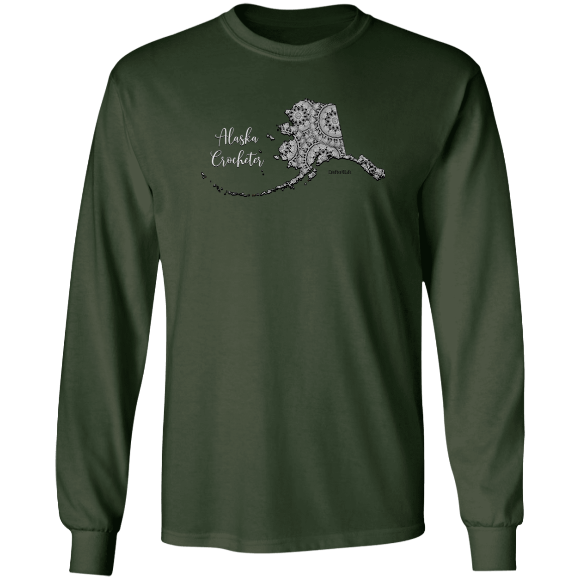 Alaska Crocheter LS Ultra Cotton T-Shirt