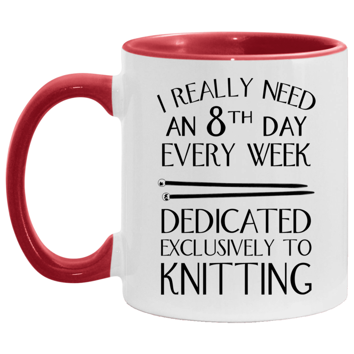 8th Day Knitting Mugs