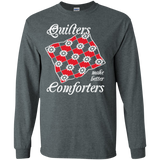 Quilters Make Better Comforters Long Sleeve Ultra Cotton T-Shirt - Crafter4Life - 5