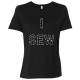 I Sew Ladies Relaxed Jersey Short-Sleeve T-Shirt