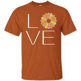 LOVE Quilting (Fall Colors) Custom Ultra Cotton T-Shirt - Crafter4Life - 1