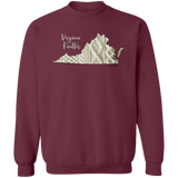 Virginia Knitter Crewneck Pullover Sweatshirt