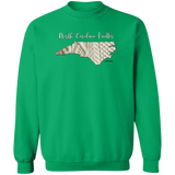 North Carolina Knitter Crewneck Pullover Sweatshirt