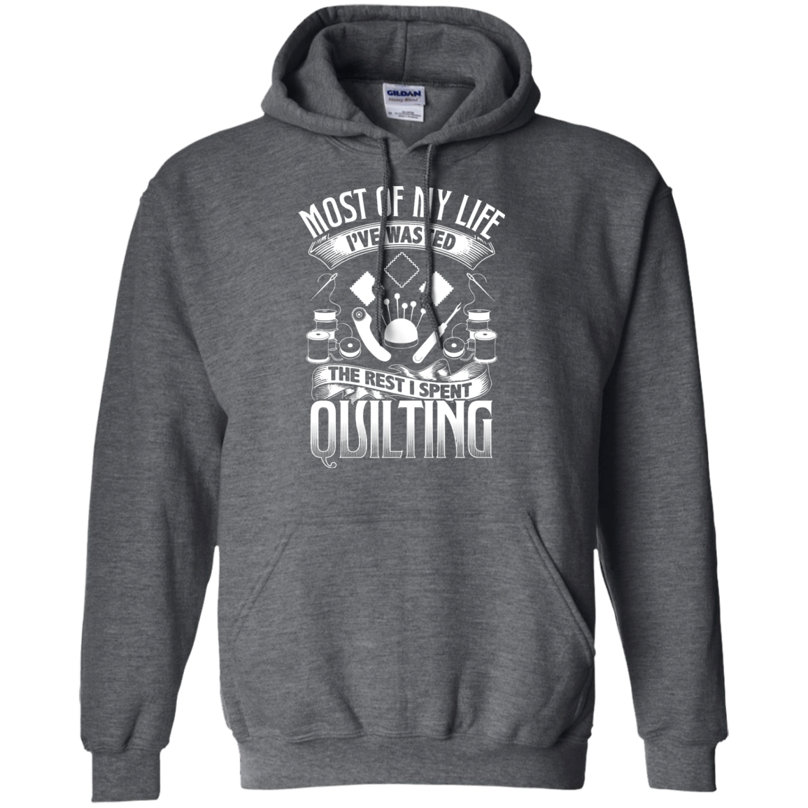 Most of My Life (Quilting) Pullover Hoodies - Crafter4Life - 4