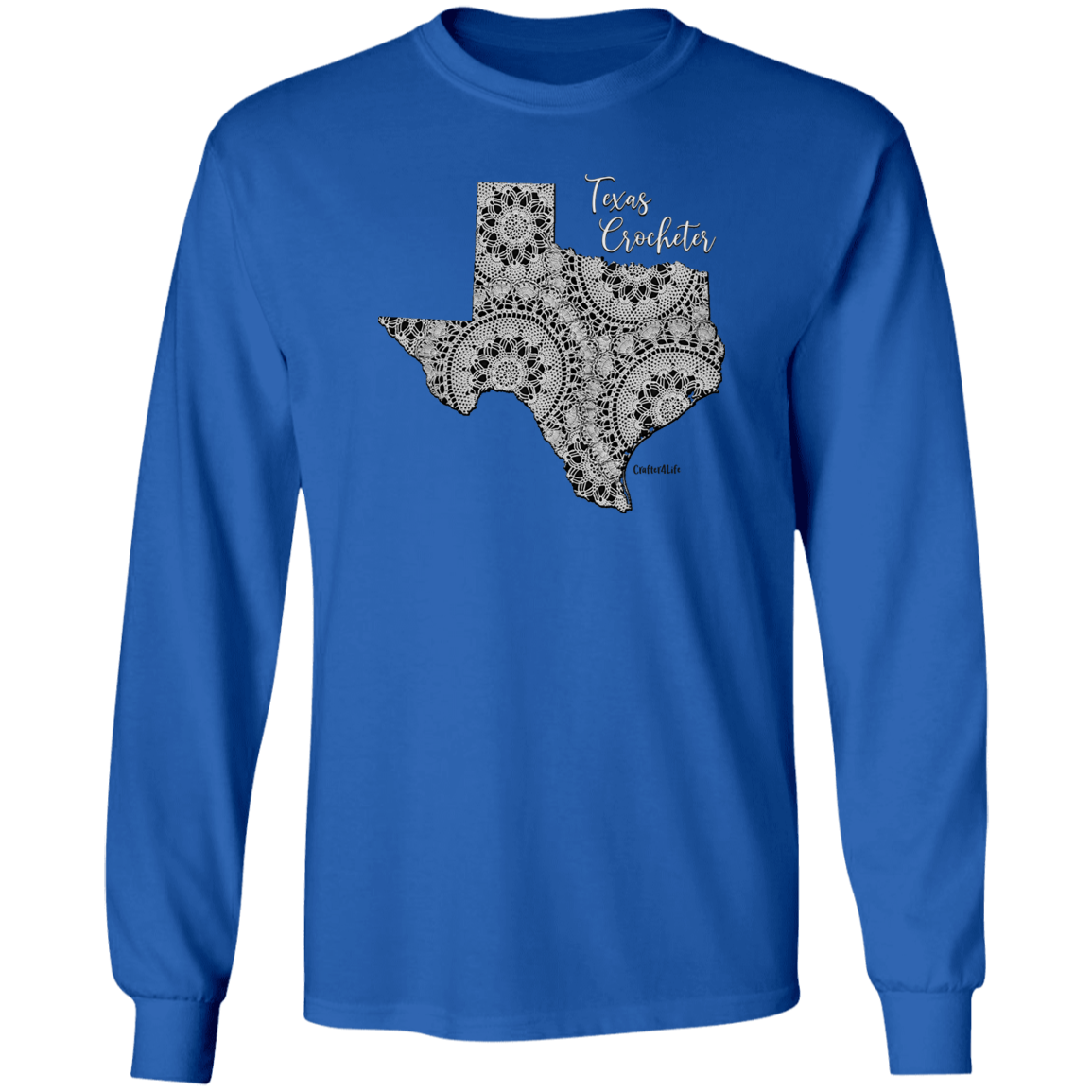 Texas Crocheter LS Ultra Cotton T-Shirt