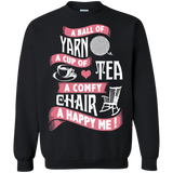 Yarn-Tea-Chair Crewneck Pullover Sweatshirt