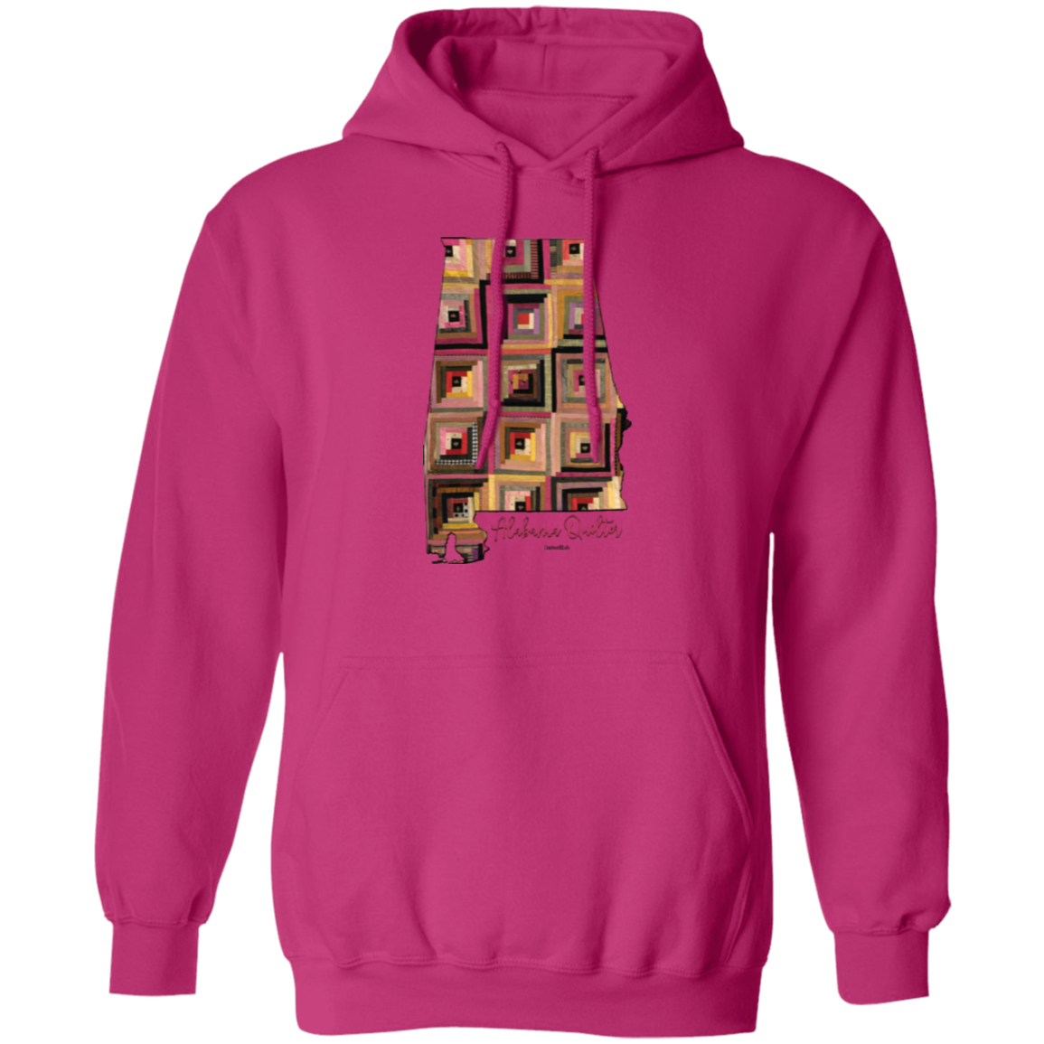 Alabama Quilter Pullover Hoodie, Gift for Quilting Friends and Family