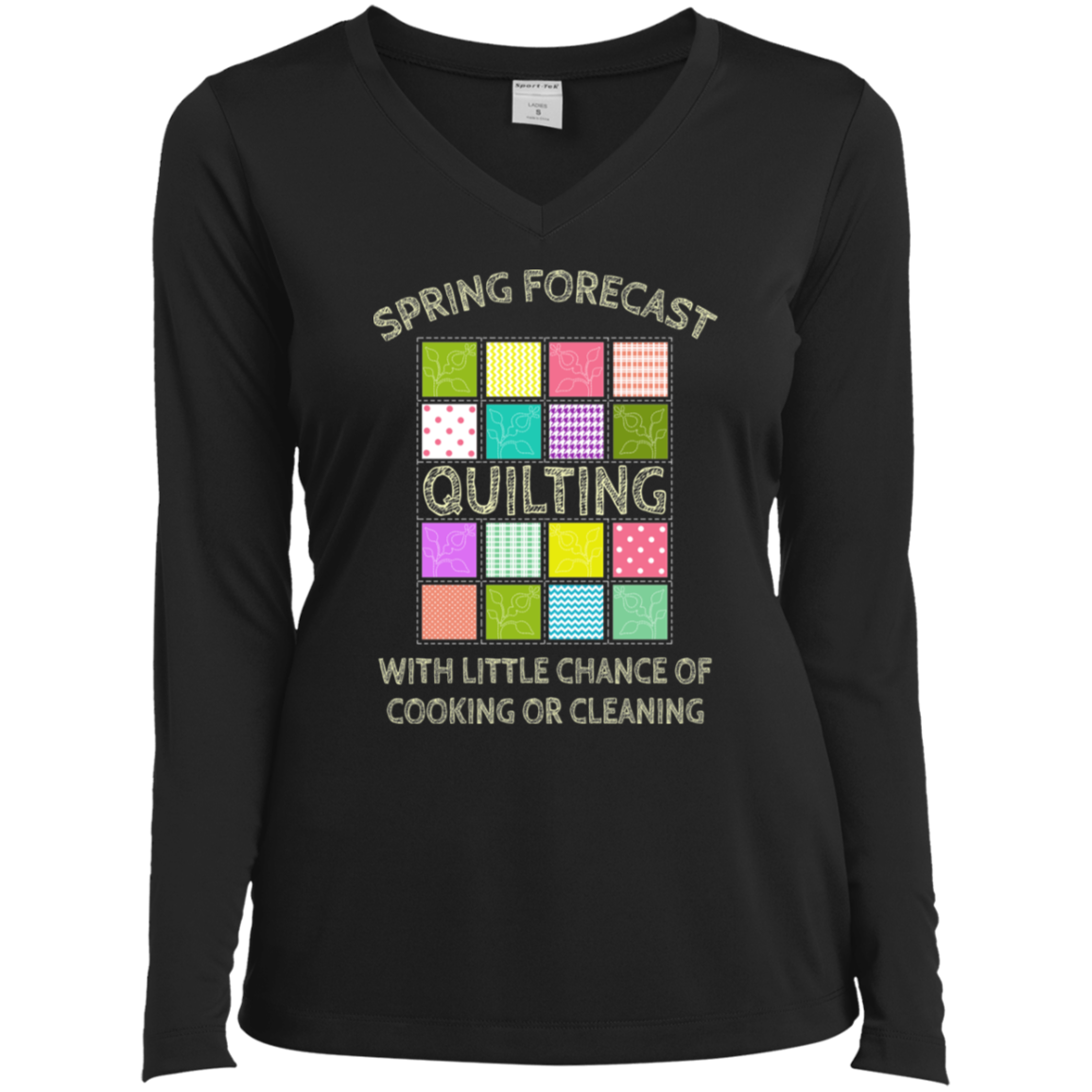 Spring Forecast:  Quilting Ladies Long Sleeve Shirts