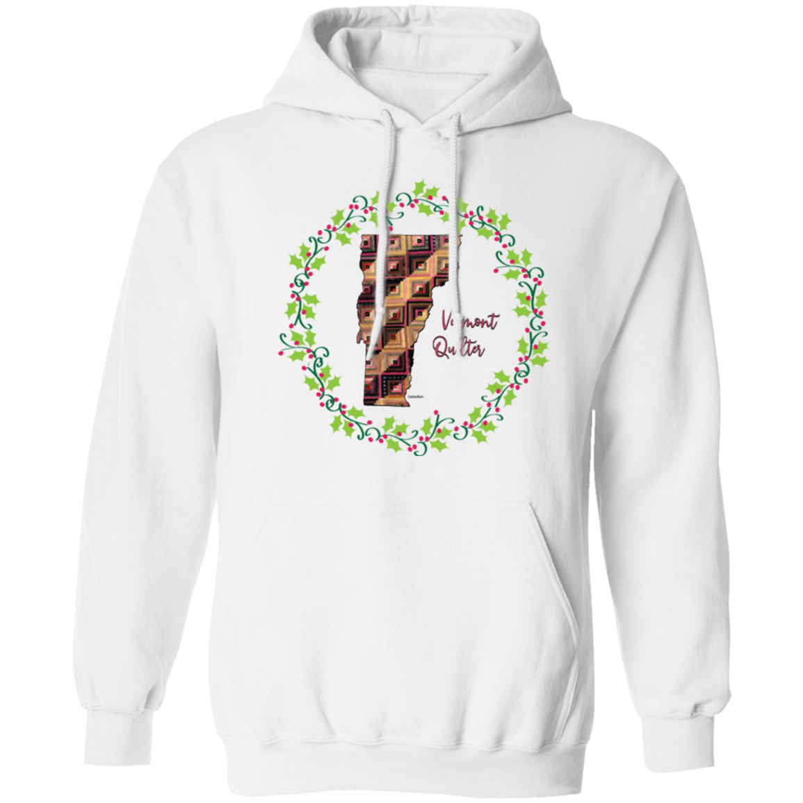 Vermont Quilter Christmas Pullover Hoodie