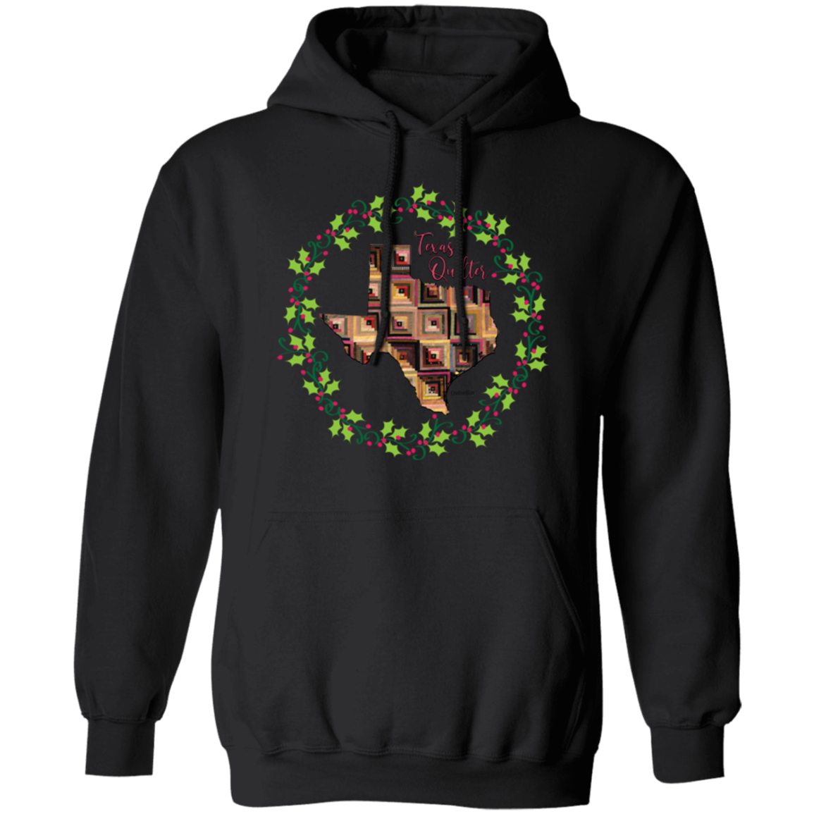 Texas Quilter Christmas Pullover Hoodie