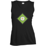 Daisy Field Ladies Sleeveless Moisture Absorbing V-Neck