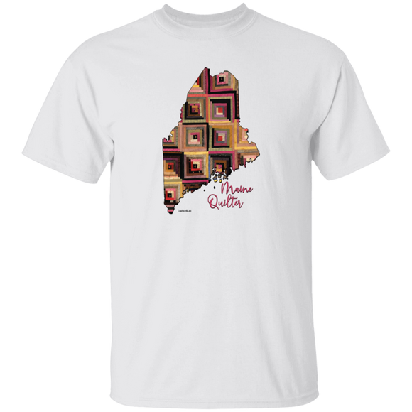 Maine Quilter T-Shirt, Gift for Quilting Friends and Family