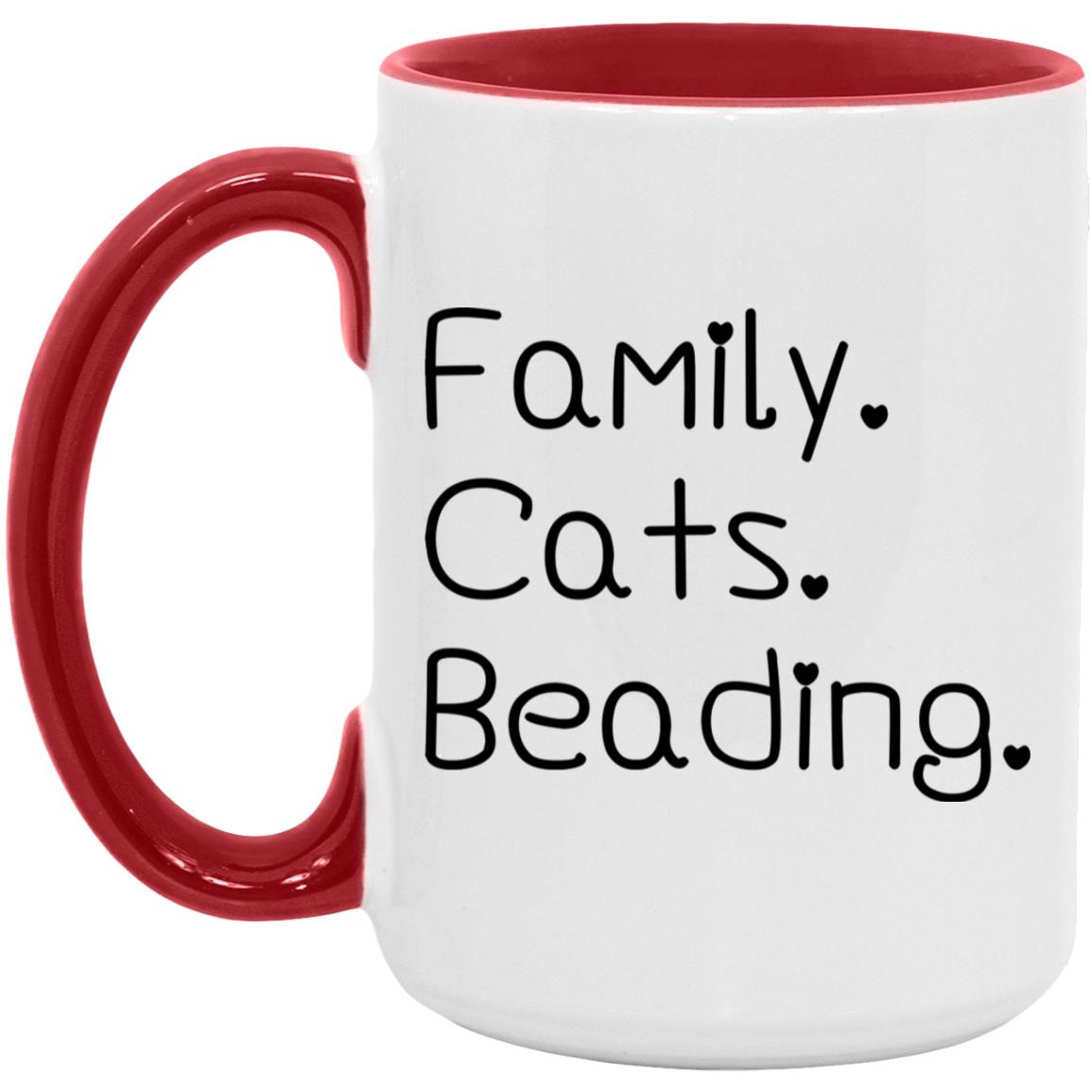 Family-Cats-Beading Mugs