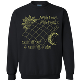 Wish I May Quilt Crewneck Sweatshirts - Crafter4Life - 2