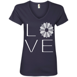 LOVE Quilting Ladies V-Neck Tee - Crafter4Life - 5