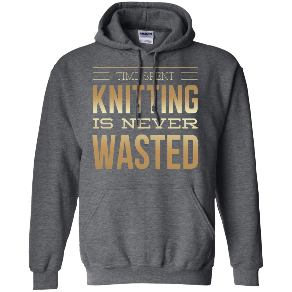 Time Spent Knitting Pullover Hoodies - Crafter4Life - 4