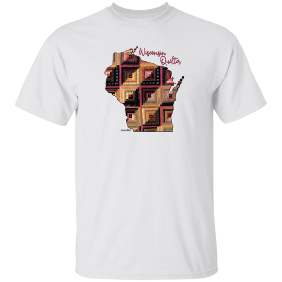 Wisconsin Quilter T-Shirt, Gift for Quilting Friends and Family