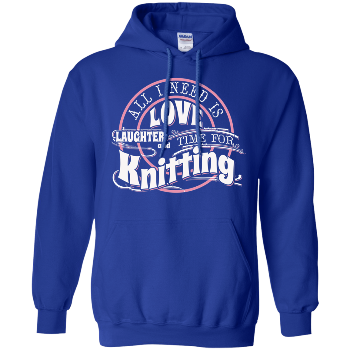 Time for Knitting Pullover Hoodie