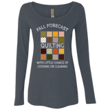 Fall Forecast - Quilting Ladies Long Sleeve Shirts