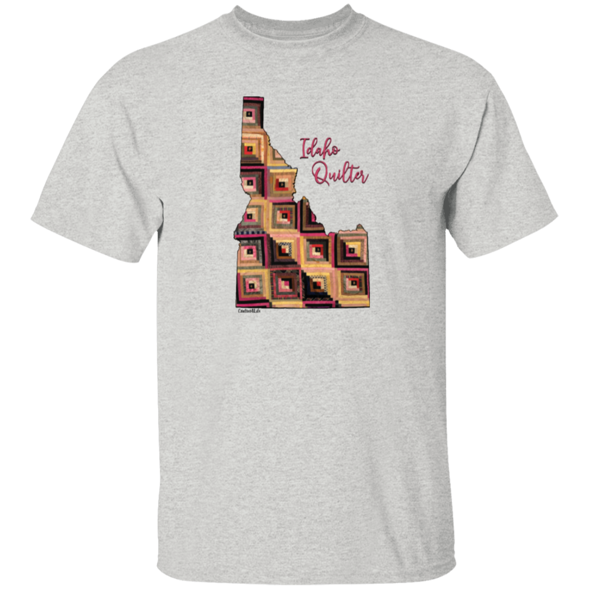 Idaho Quilter T-Shirt, Gift for Quilting Friends and Family