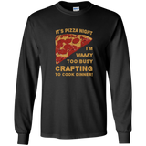 Pizza Night LS Ultra Cotton T-Shirt