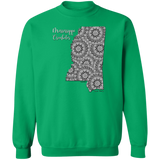 Mississippi Crocheter Crewneck Pullover Sweatshirt