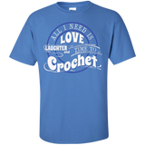 Time to Crochet Custom Ultra Cotton T-Shirt - Crafter4Life - 7