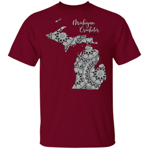 Michigan Crocheter Cotton T-Shirt