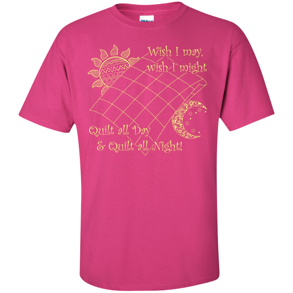 Wish I May Quilt Custom Ultra Cotton T-Shirt - Crafter4Life - 6