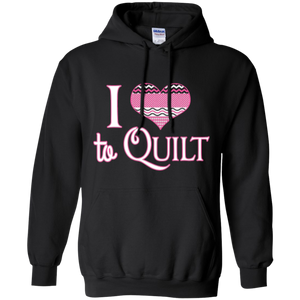 I Heart to Quilt Pullover Hoodies - Crafter4Life - 1