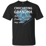 Crocheting Grandma Custom Ultra Cotton T-Shirt