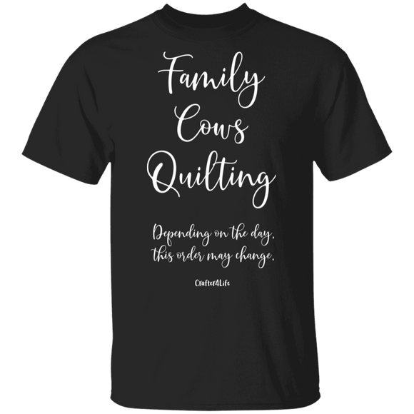 Family-Cows-Quilting T-Shirt