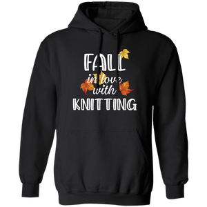 Fall in Love with Knitting Pullover Hoodie