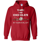 Yarn and Chocolate Pullover Hoodie