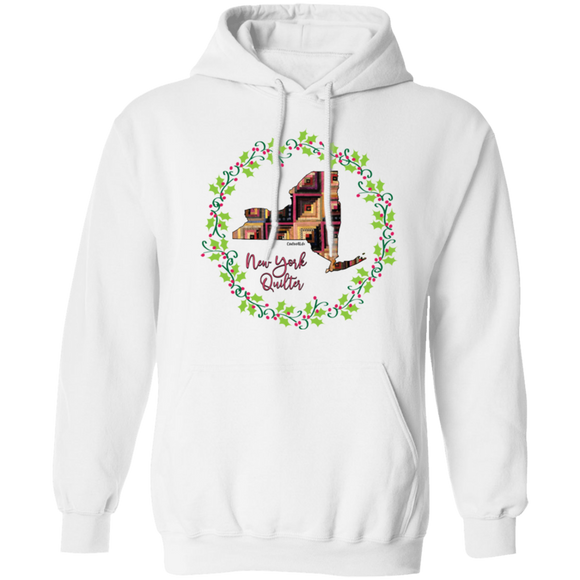 New York Quilter Christmas Pullover Hoodie