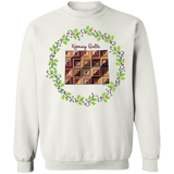 Wyoming Quilter Christmas Crewneck Pullover Sweatshirt