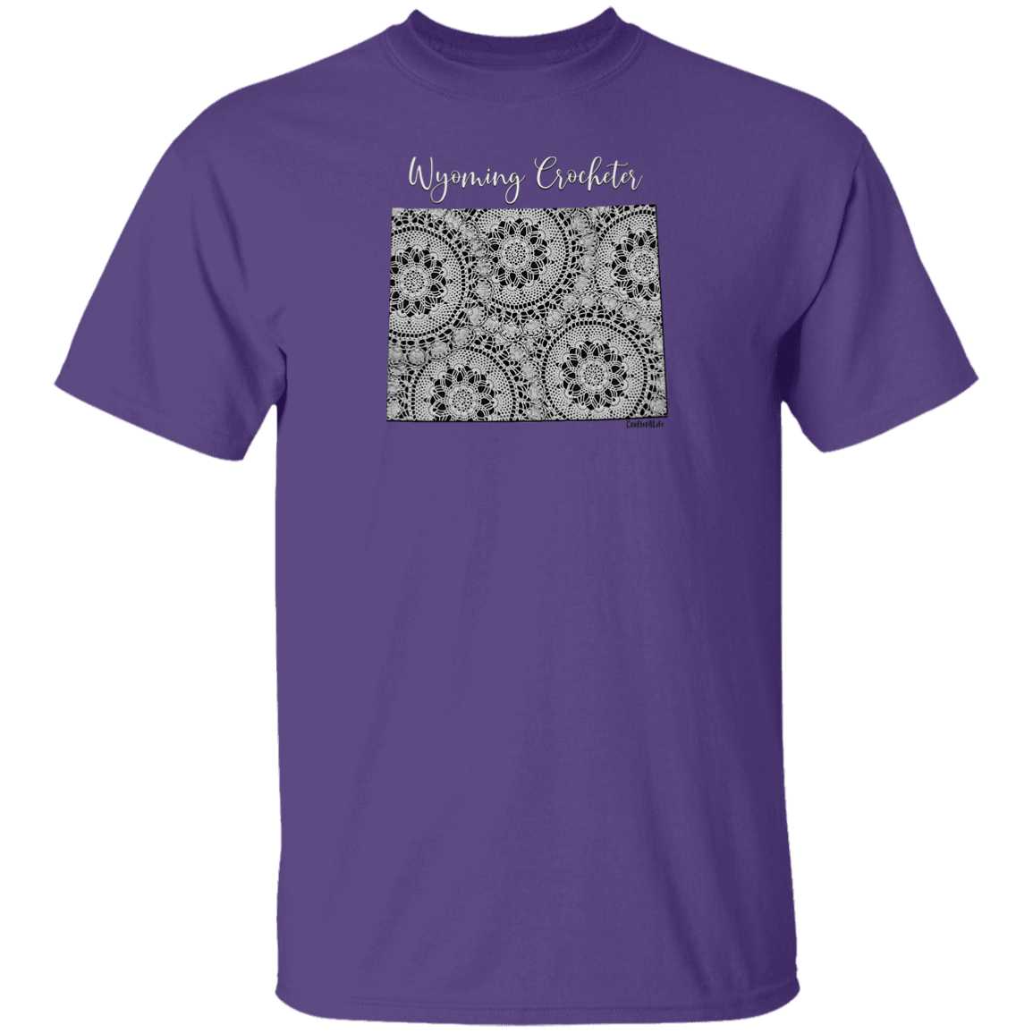 Wyoming Crocheter Cotton T-Shirt