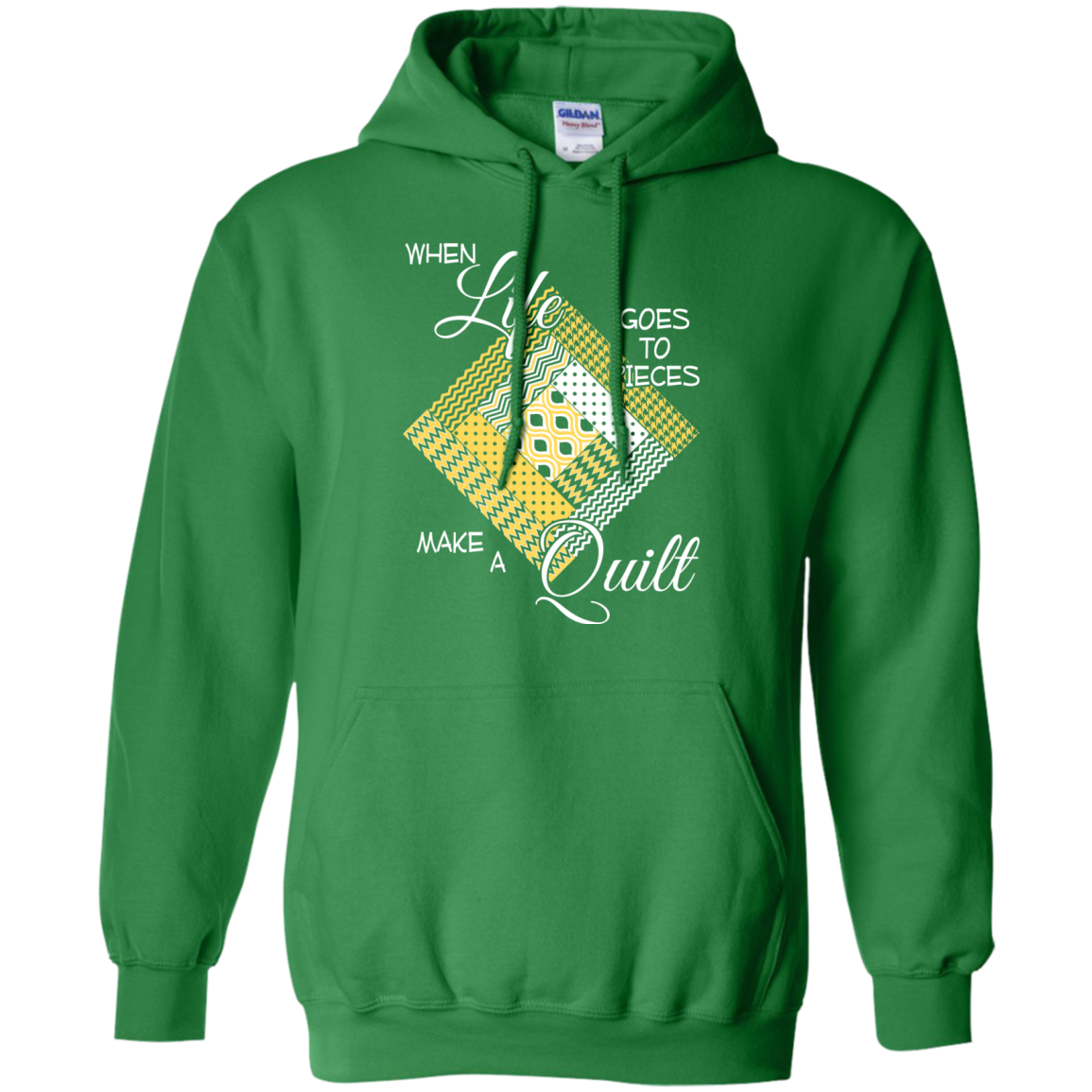 Make a Quilt (yellow) Pullover Hoodies - Crafter4Life - 7