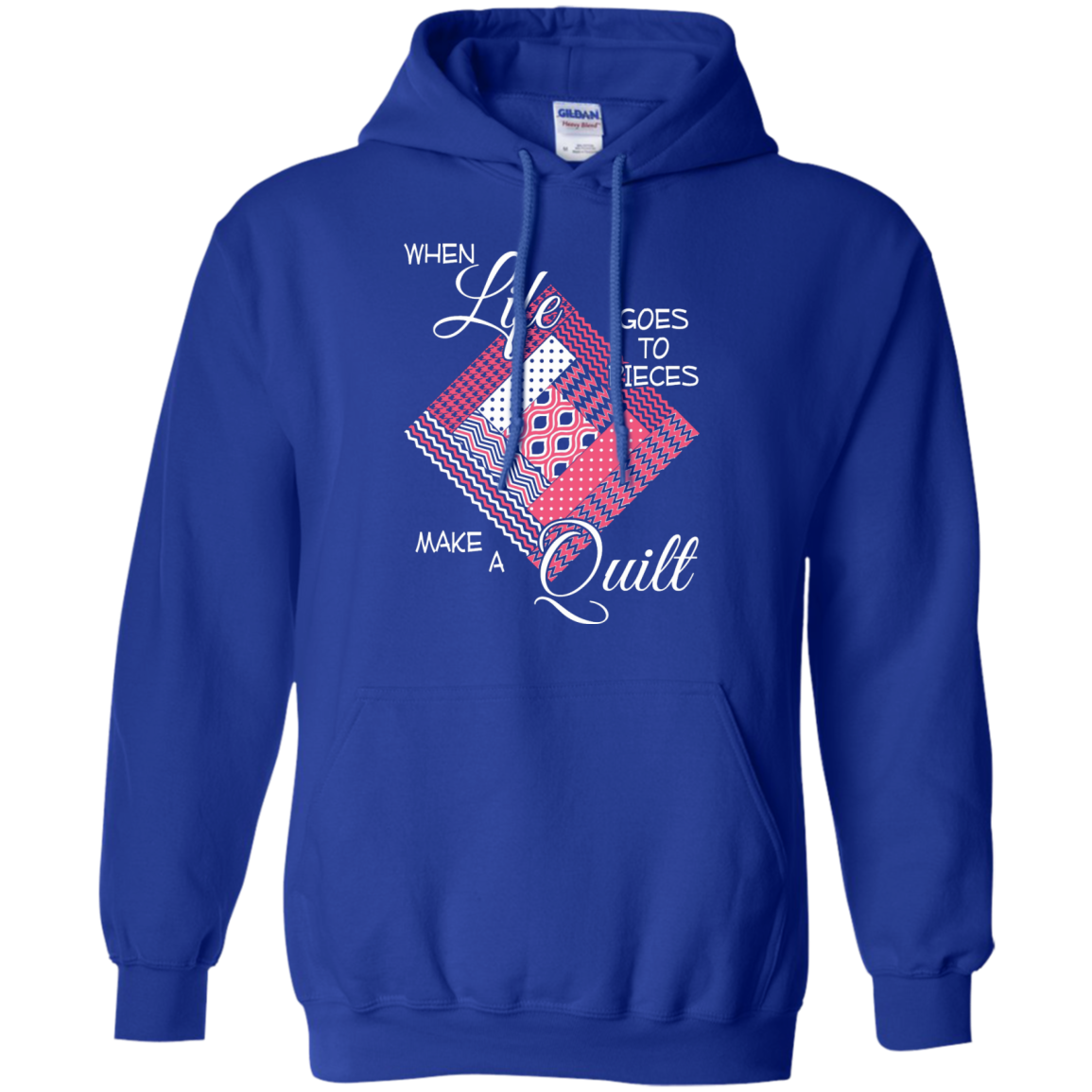 Make a Quilt (pink) Pullover Hoodies - Crafter4Life - 9