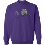 Alaska Crocheter Crewneck Pullover Sweatshirt