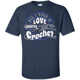 Time to Crochet Custom Ultra Cotton T-Shirt - Crafter4Life - 11
