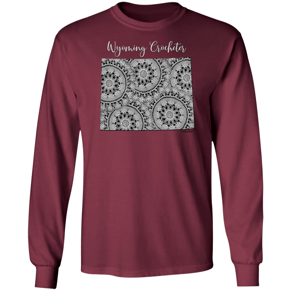 Wyoming Crocheter LS Ultra Cotton T-Shirt