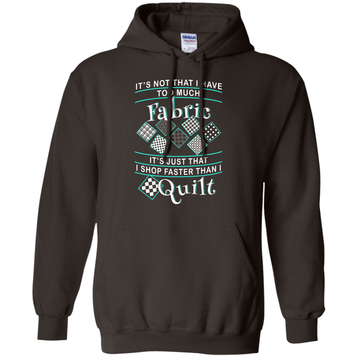 I Shop Faster than I Quilt Pullover Hoodies - Crafter4Life - 1