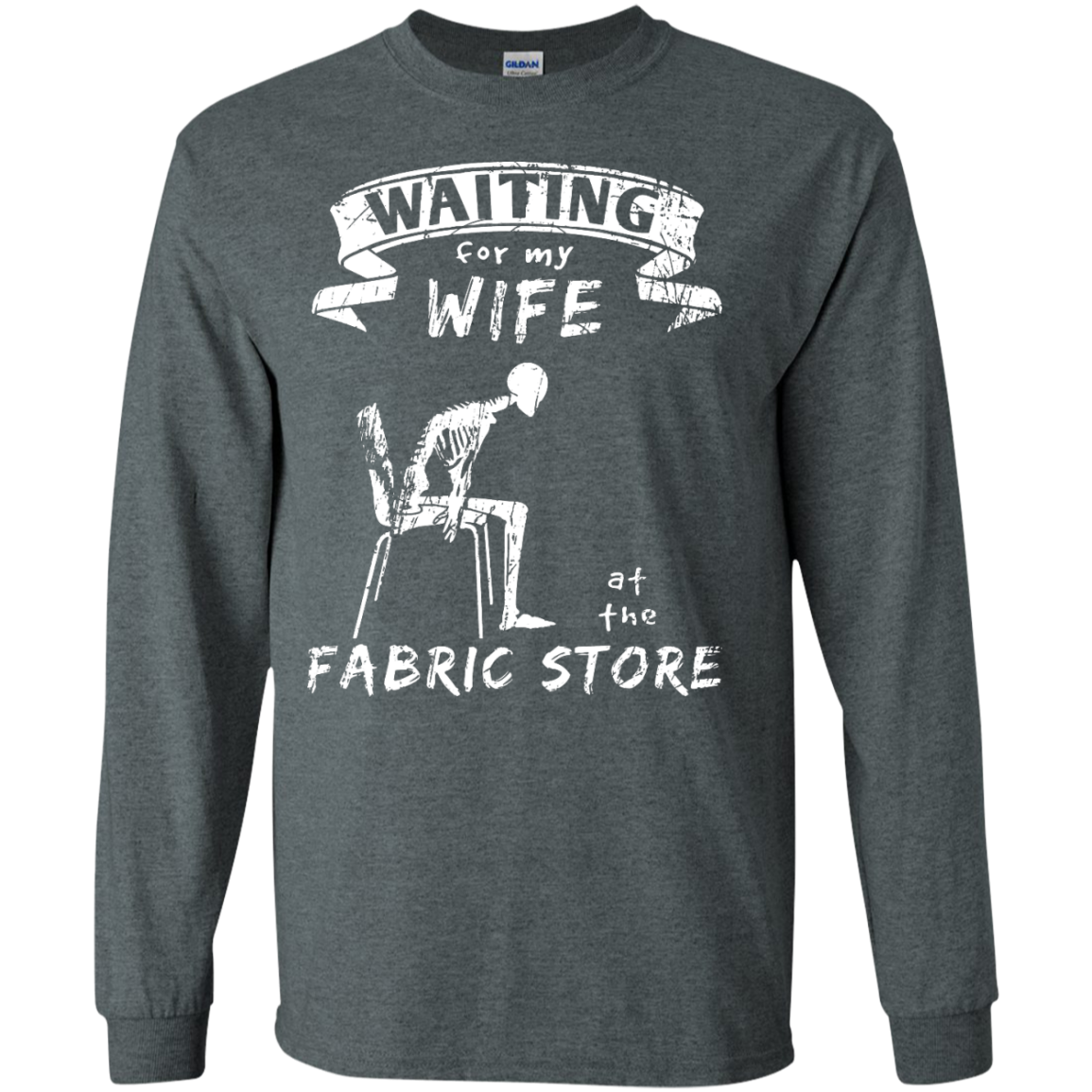 Waiting at the Fabric Store Long Sleeve T-Shirts - Crafter4Life - 4