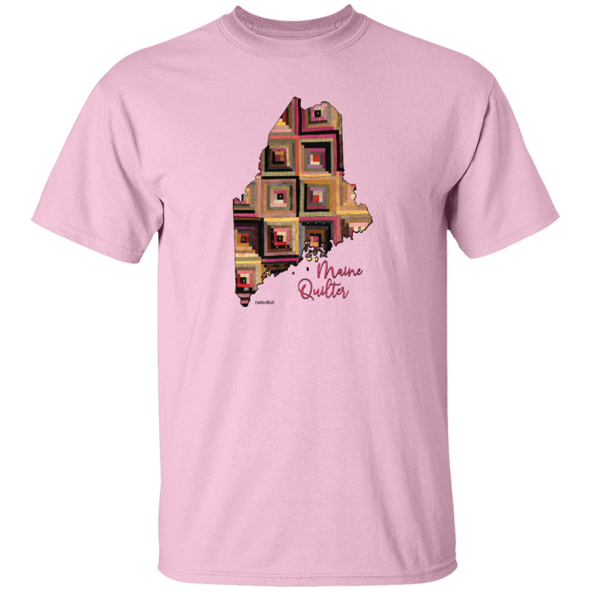 Maine Quilter T-Shirt, Gift for Quilting Friends and Family