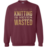 Time Spent Knitting Crewneck Sweatshirt - Crafter4Life - 3