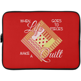 Make a Quilt (yellow) Laptop Sleeves