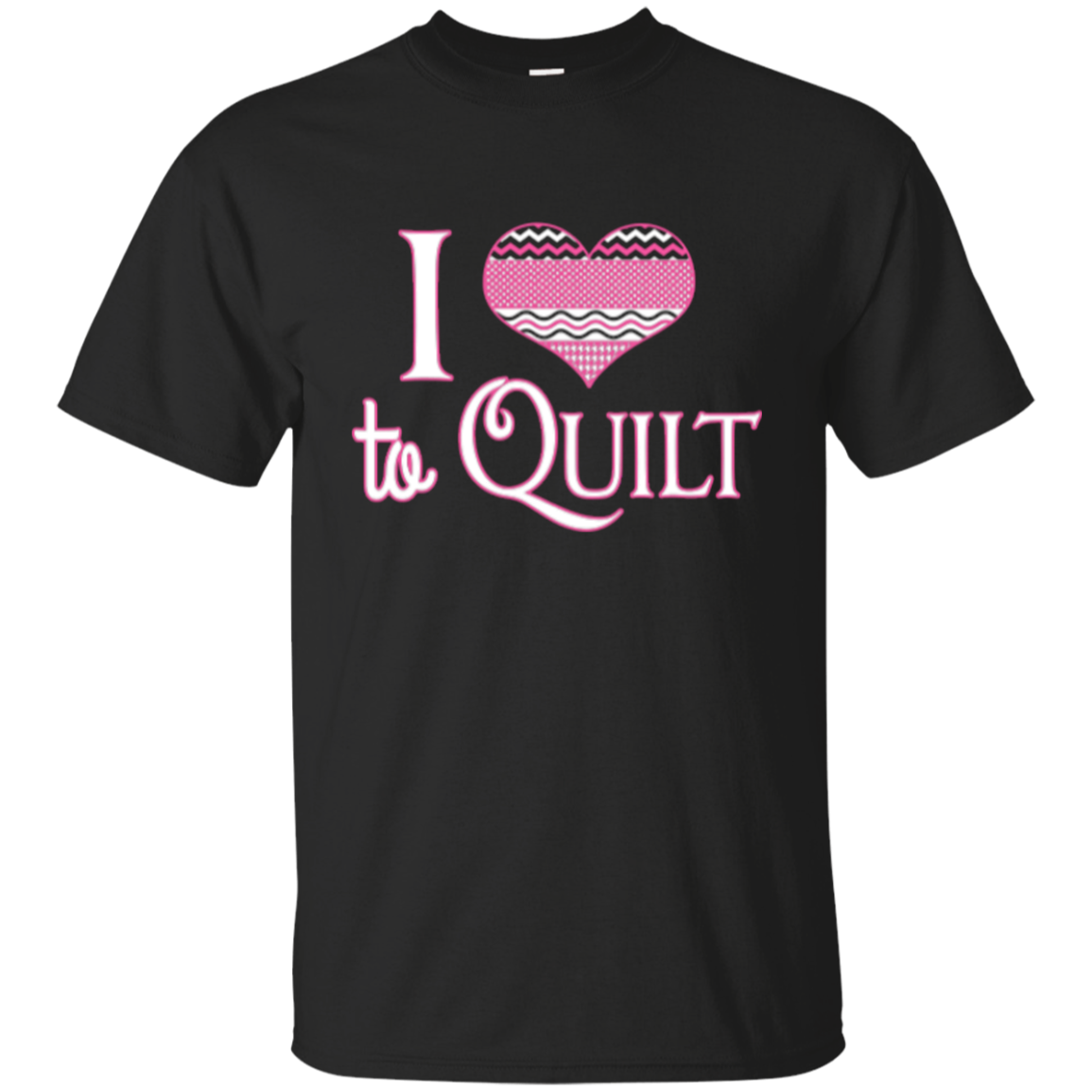 I Heart to Quilt Custom Ultra Cotton T-Shirt - Crafter4Life - 3