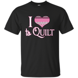I Heart to Quilt Custom Ultra Cotton T-Shirt - Crafter4Life - 3