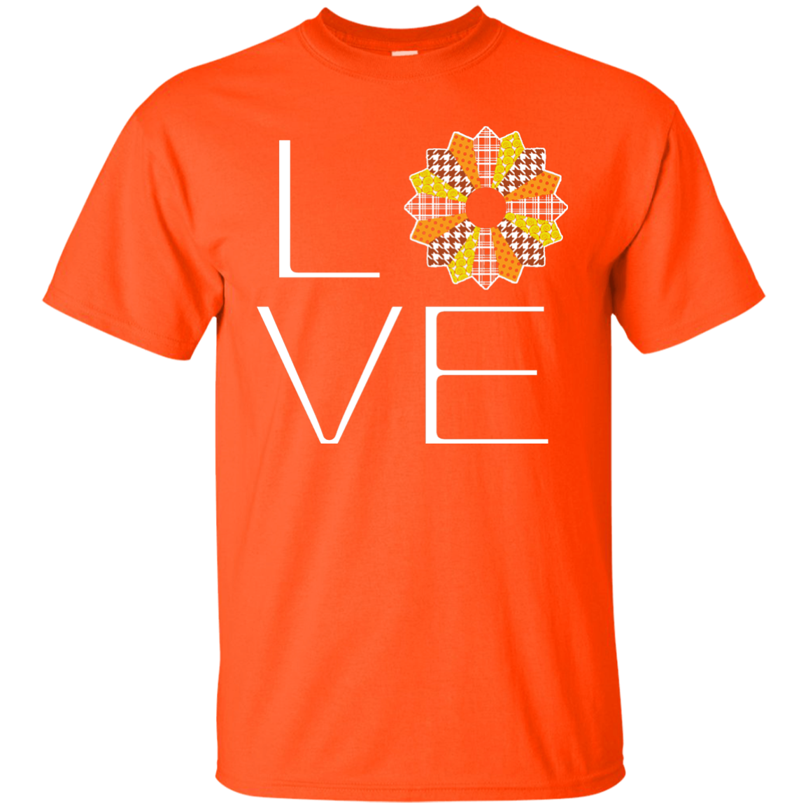 LOVE Quilting (Fall Colors) Custom Ultra Cotton T-Shirt - Crafter4Life - 10